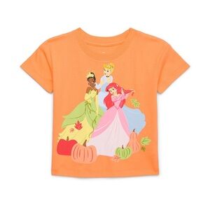 Disney | Disney Princess Fall Pumpkin Graphic T-Shirt for Toddler Girls